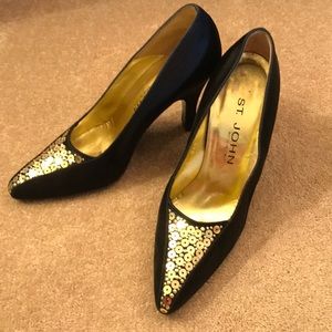 St John Satin Heels